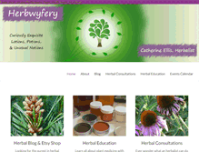 Tablet Screenshot of herbwyfery.com